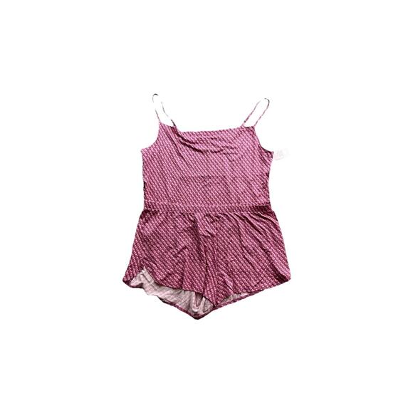 Auden Women's Size XL Cloud Knit Pajama Set 2pc Super Soft Rose Pink Shorts Tank - Picture 1 of 9
